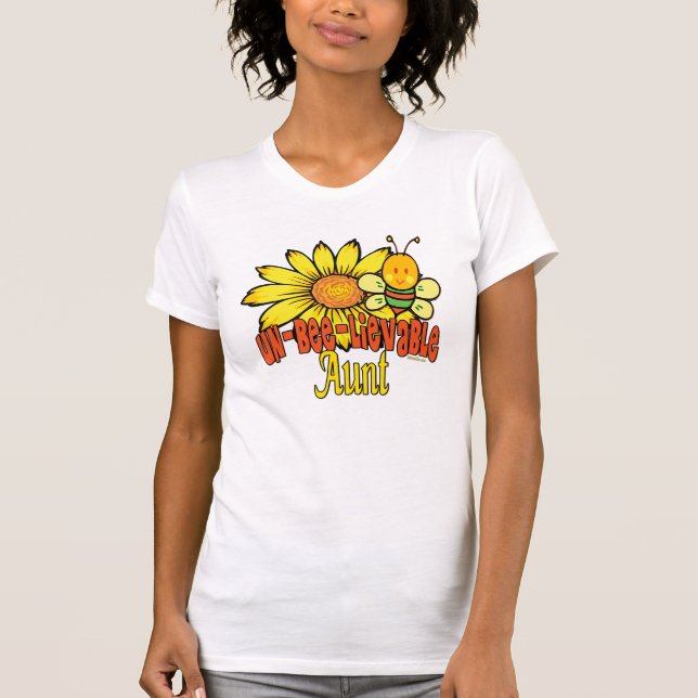 Camiseta Tía increíble del abejorro (Anverso)