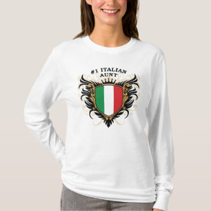 Camiseta Tía italiana del número uno