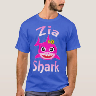 Camiseta Tía italiana divertida de Zia Shark