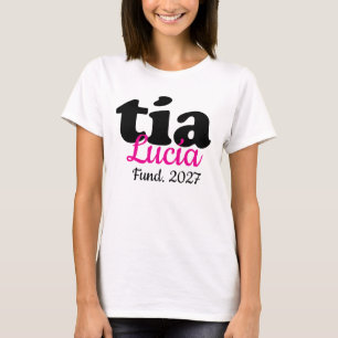 Camiseta Tía Lucia Fund. 2027, Regalo Divertido Personaliza