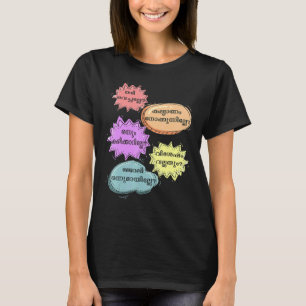 Camiseta Tía malayali keralita sarcástica y entrometida en