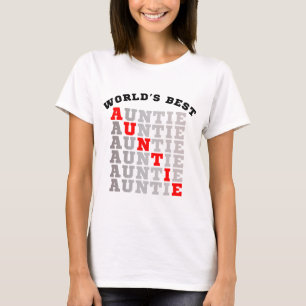 Camiseta Tía Mejor del Mundo