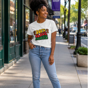 Camiseta Tía Negra Genial
