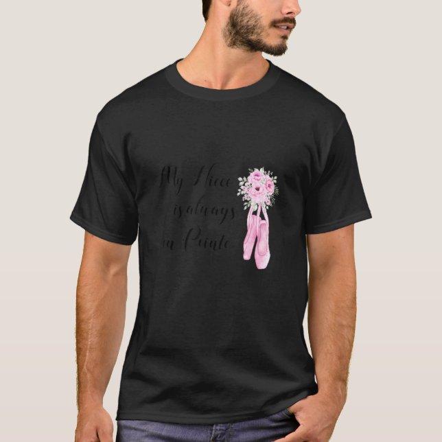 Camiseta Tía Niece Ballet Baile Mi Ballerina Favorita (Anverso)