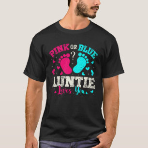 Camiseta Tía Nueva Orgullosa Es Una Niña Revelación De Géne