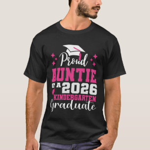 Camiseta Tía orgullosa de graduada de jardín de infantes 20