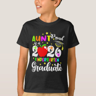 Camiseta Tía orgullosa de madres graduadas de jardín de inf