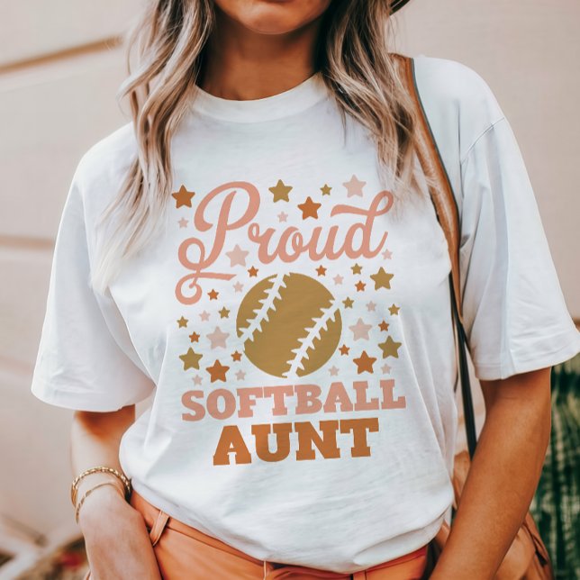 Camiseta Tía Orgullosa de Softball (Subido por el creador)