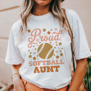 Camiseta Tía Orgullosa de Softbol