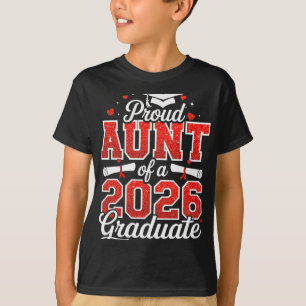 Camiseta Tía orgullosa de un graduado de la promoción de 20
