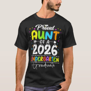 Camiseta Tía orgullosa de una clase de graduada de jardín d
