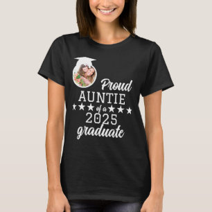 Camiseta Tía Orgullosa de una Familia de Graduados 2025