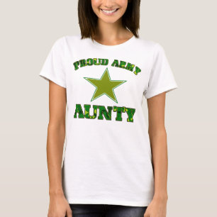 Camiseta Tía orgullosa del ejército