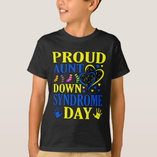 Camiseta Tía Orgullosa Día Mundial del Síndrome de Down Mes