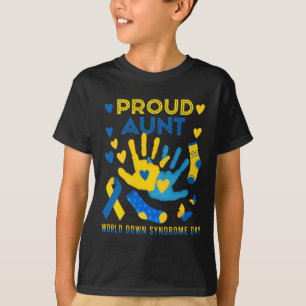 Camiseta Tía orgullosa T21 Día Mundial del Síndrome de Down