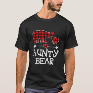 Camiseta Tía Oso Rojo Búfalo Tirado Tía Tía Oso Pajama
