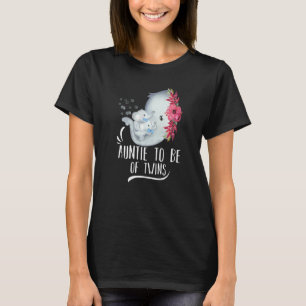 Camiseta Tía Para Ser De Gemelos Gemelos Niños Elefantes Be