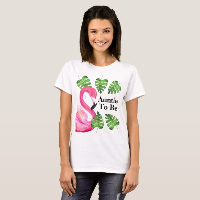 Camiseta Tía Para Ser Flamingo Tropical Sale Fiesta (Anverso completo)