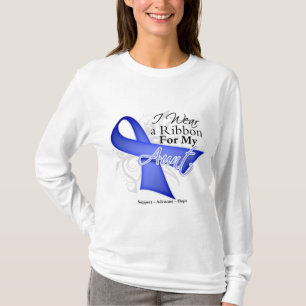 Camiseta Tía Periwinkle Ribbon - cáncer de estómago