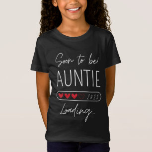 Camiseta Tía pronto a ser 2025 Cargando tía a ser