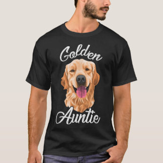 Camiseta Tía recuperadora de oro para mujeres Mascota de pe