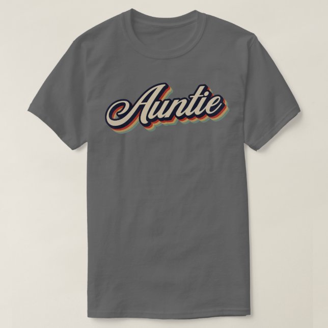 Camiseta Tía retro vintage (Diseño del anverso)