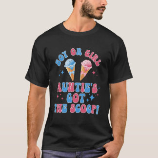 Camiseta Tía Revela Si Es Niño O Niña Con Helado