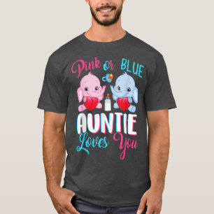 Camiseta Tía Rosa O Azul Ama A Los Elefantes-Gende Bebé