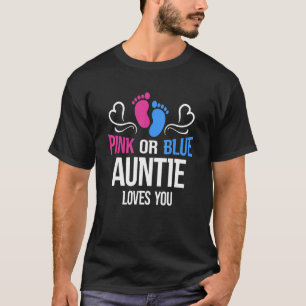 Camiseta Tía Rosa O Azul Te Ama Género Revelador 3