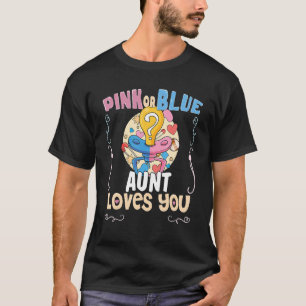 Camiseta Tía rosa o azul te ama mejor tía de todos