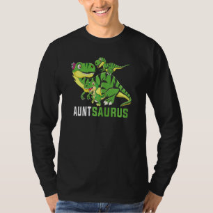 Camiseta Tía Saurio Mujer Tía Saurio Dinosaurio Divertido