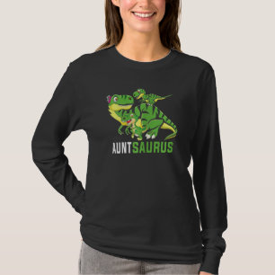 Camiseta Tía Saurio Mujer Tía Saurio Dinosaurio Divertido 