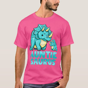 Camiseta Tía Saurus Dinosaur Divertido Auntiesauro Para Au
