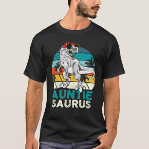 Camiseta Tía Saurus Dinosaurio Familia T Rex Vinta