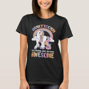 Camiseta tía unicornio como una tía normal solo que más imp