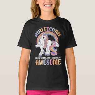 Camiseta tía unicornio como una tía normal solo que más imp