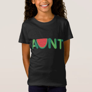 Camiseta Tía Watermelon tía Melon Cute Gráfico