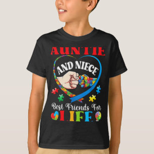 Camiseta Tía y sobrina mejores amigas por vida Soporte de a