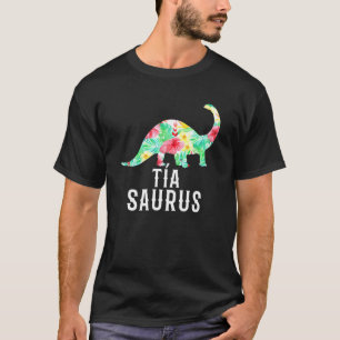 Camiseta Tiasaurus Funny Tia Dinosaur Tía Tropical Española
