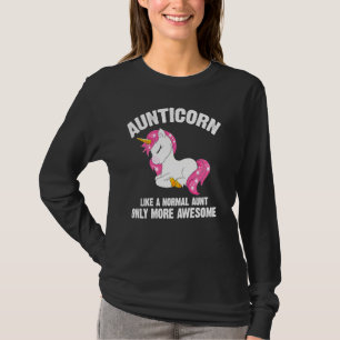 Camiseta Tíaunicornio Como una tía normal solo que más impr