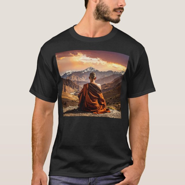 Camiseta TIbet - Buddhism - Meditation (Anverso)