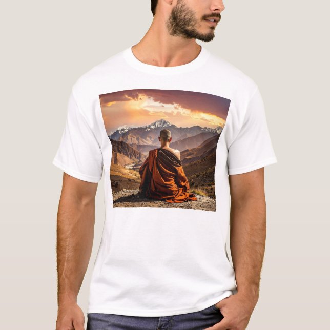 Camiseta Tibet - Budismo - Meditación (Anverso)