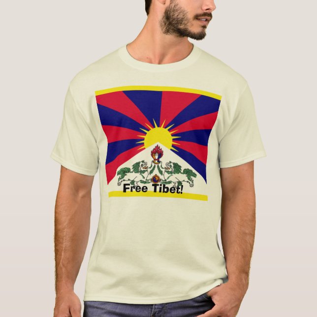 Camiseta ¡Tíbet libre! (Anverso)