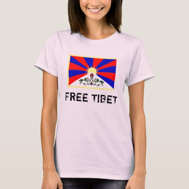 Camiseta tibet libre (Anverso)