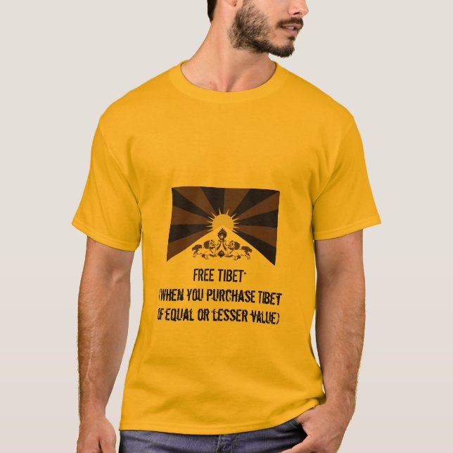 Camiseta Tíbet libre (Anverso)