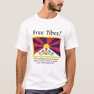 Camiseta Tíbet libre (con la compra de calificación)