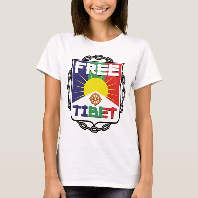 Camiseta Tíbet libre encadenado (Anverso)