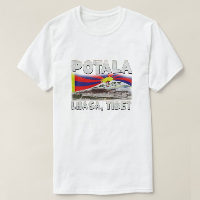 Camiseta Tibet Potala Lhasa (Diseño del anverso)