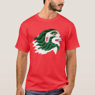 Camiseta tibetana del león de la nieve