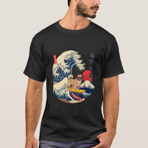 Camiseta Tibetano español japonés Kanagawa Wave Surf Leal